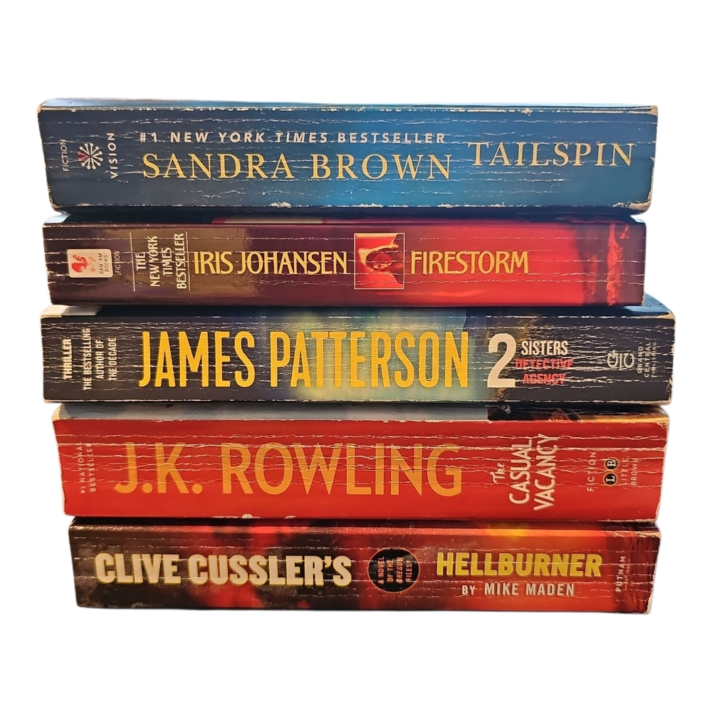 Fiction Book Lot of 5 Books